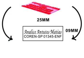 Borracha Automático 25x09mm