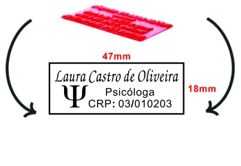 Borracha Automático 47X18mm