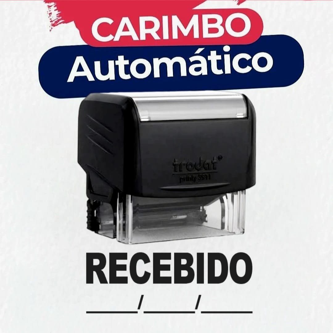 Carimbo Automático RECEBIDO com data