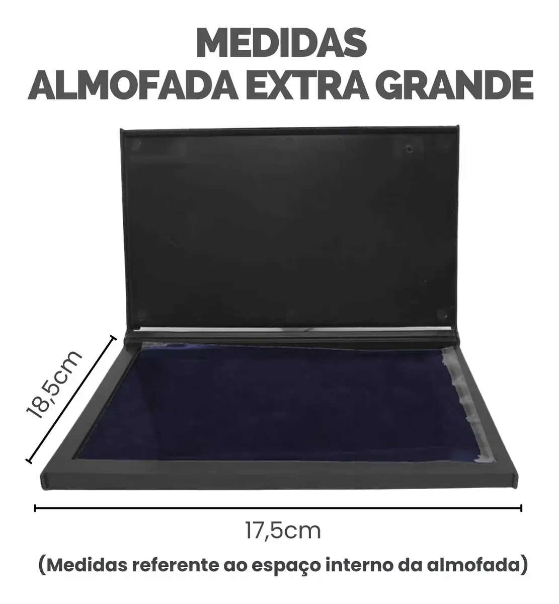 Almofada Carimbo - Radex - Nº 5 preta