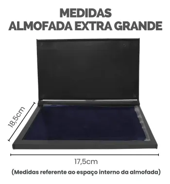 Almofada Carimbo - Radex - Nº 5 preta