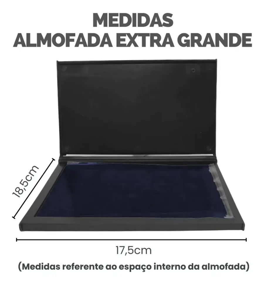 Almofada Carimbo - Radex - Nº 5 preta